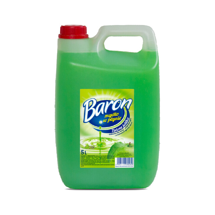 Mydło w płynie Baron zielone jabłko 5 l