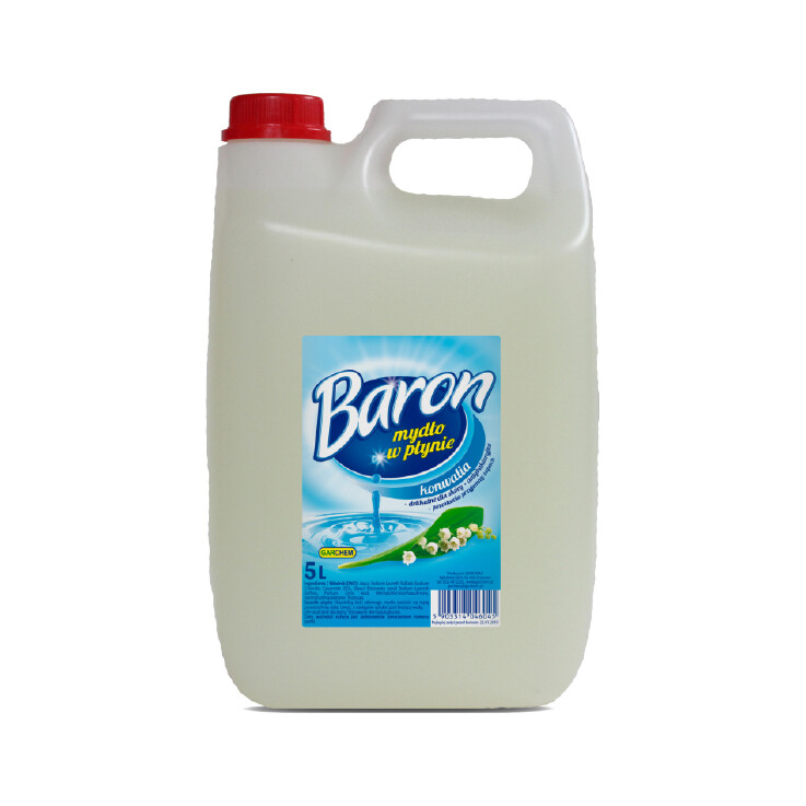 Mydło w płynie Baron o zapachu konwalii 5 l