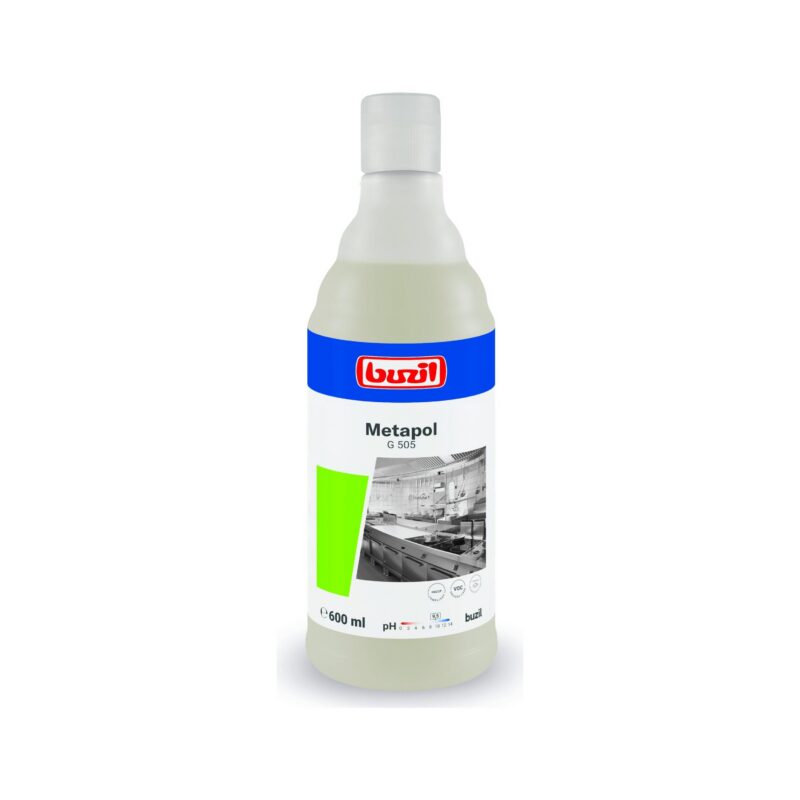 Buzil Metapol G505 600ml politura do metalu, mleczko czyszczące