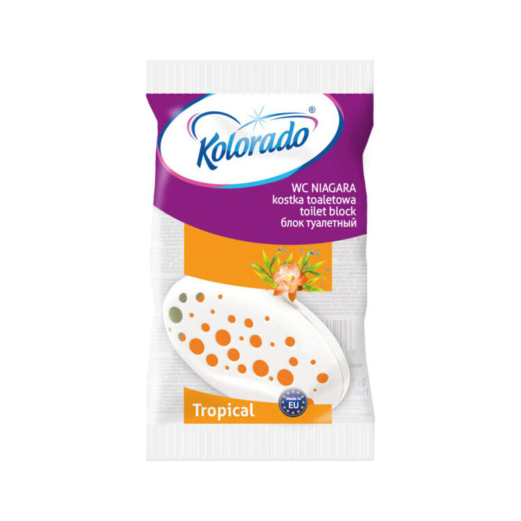 Kostka zapachowa do toalety o zapachu tropikalnym