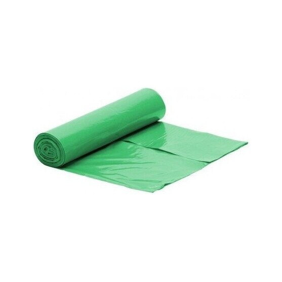 Worki na śmieci LDPE 120l (25) zielone