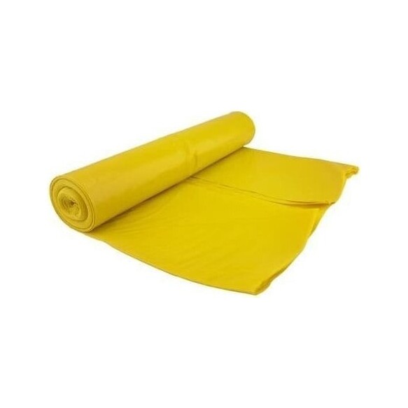 Worki na śmieci LDPE 120l (25) żółte