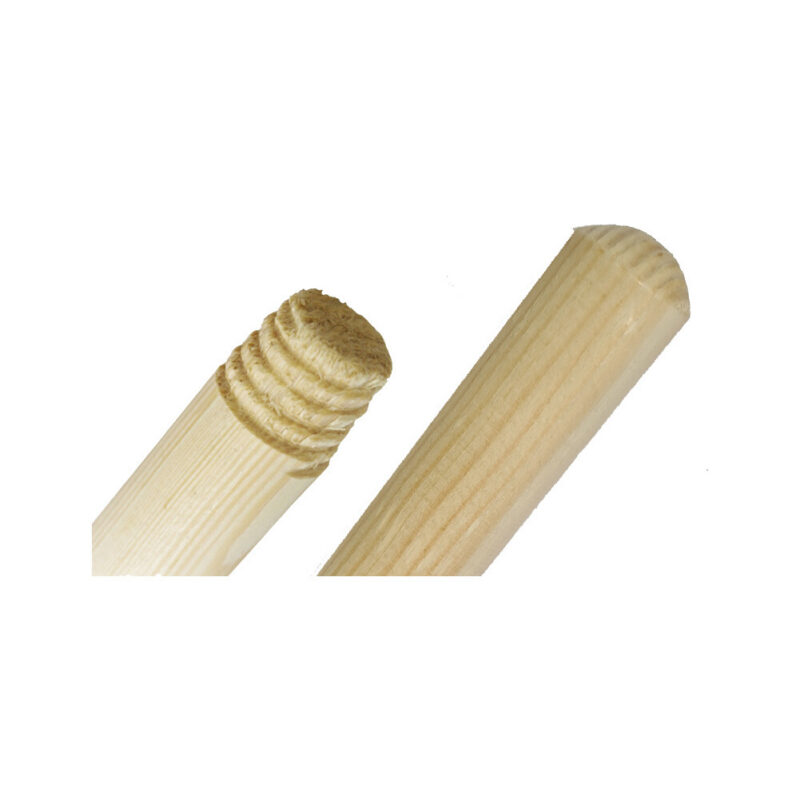 Kij drewniany z gwintem 140cm