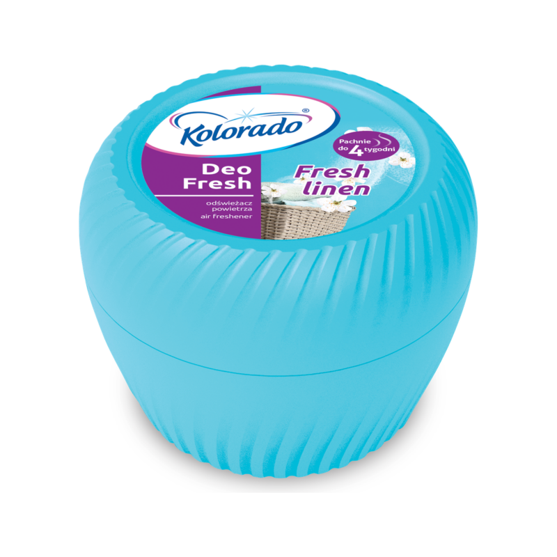 Kolorado DEO Fresh odświeżacz w żelu 150g Fresh Fresh Linen / Świeże pranie