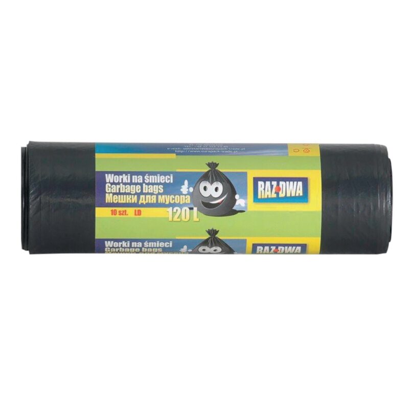 Worki LDPE 120l (25) brązowe
