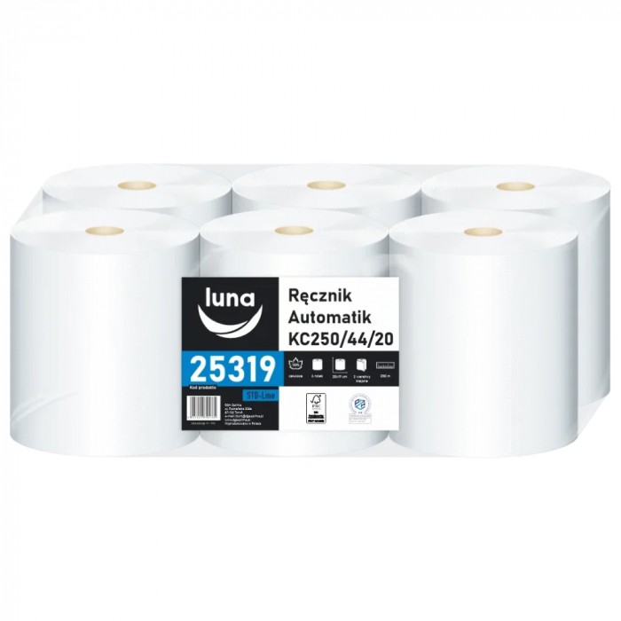 LUNA Ręcznik Automatik T100 celuloza 2W (6rol) #20302