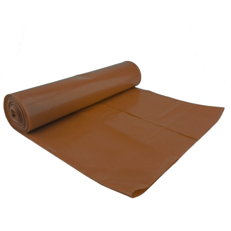 Worki LDPE 80l (50) brązowe