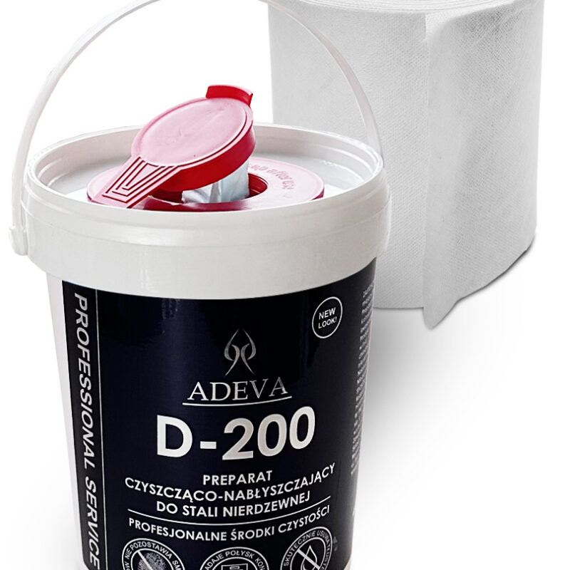 Adeva D-200 Chusteczki do czyszczenia, nabłyszczania i konserwacji stali nierdzewnej