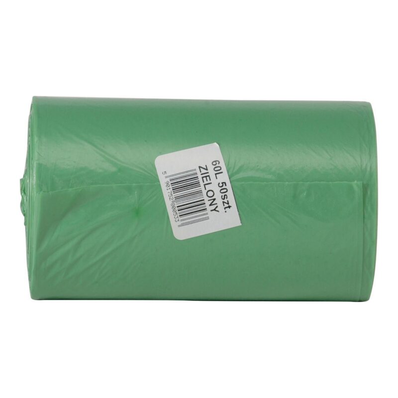 Worki HDPE 60l (50) zielone