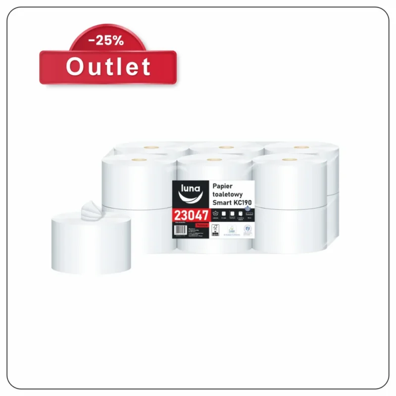 LUNA Papier toaletowy a'12 Smart KC190 celuloza 2W #23047